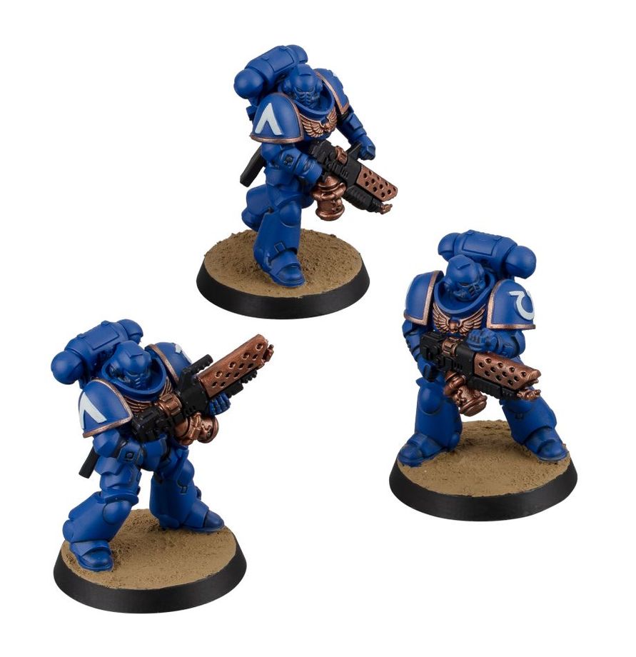 Space Marines: Infernus Marines + Paints Set thumbnail 3