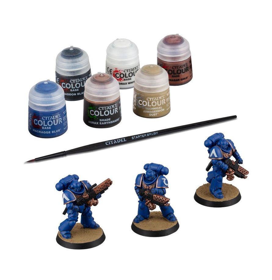 Space Marines: Infernus Marines + Paints Set thumbnail 2