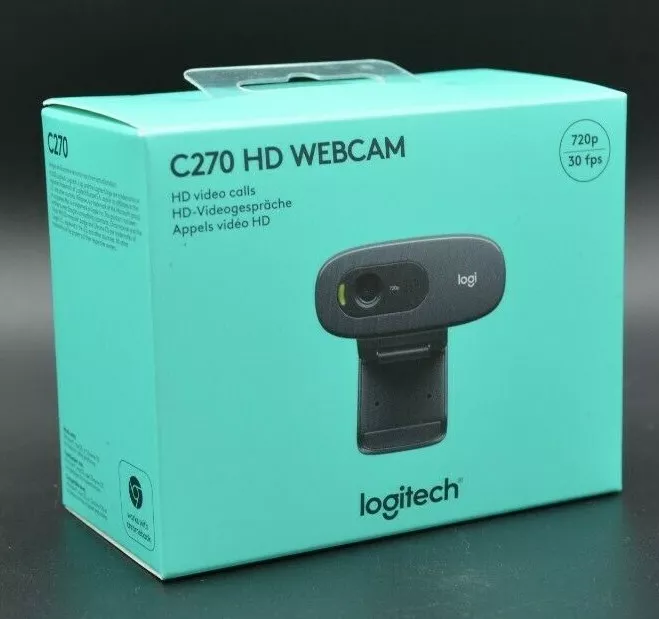 LOGITECH C270 HD WEBCAM 720p thumbnail 2
