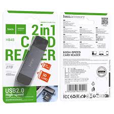 HOCO HB45 Spirit, card reader, USB-A to SD + TF