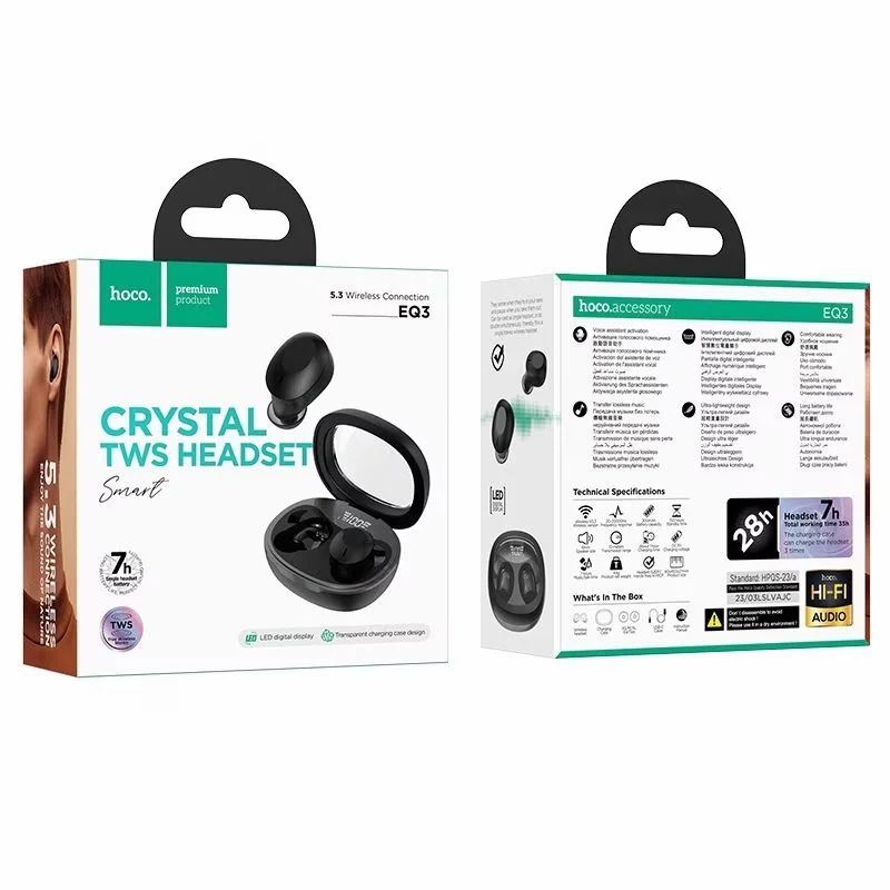 HOCO CRYSTAL TWS HEADSET EQ3