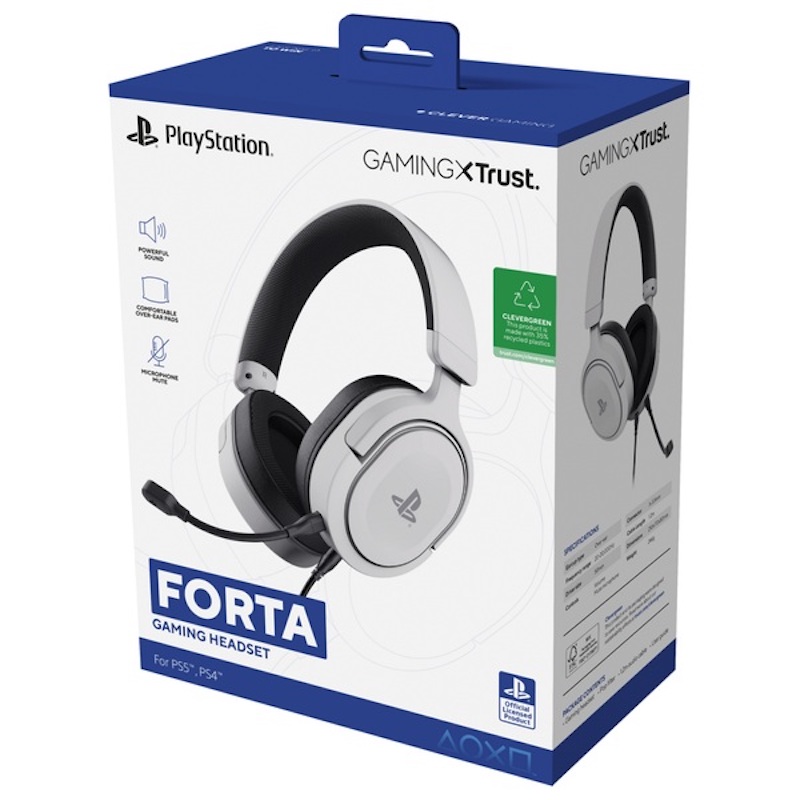 Playstation Trust Gaming Black Forta GXT 498 for PS5, PS4 WHITE COLOUR