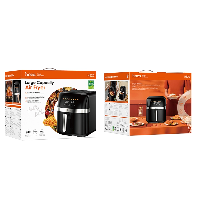 Hoco HE20 8L Touch Screen Air Fryer thumbnail 2