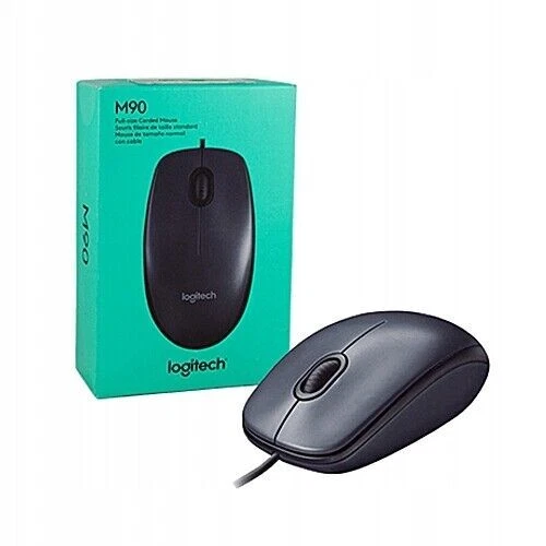 Logitech M90 Wired Mouse with 1000 DPI Sensor USB Port