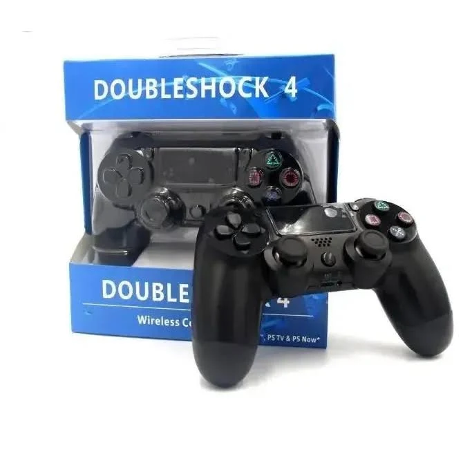 Double Motor Vibration 4 Wireless Bluetooth Remote Controller Black