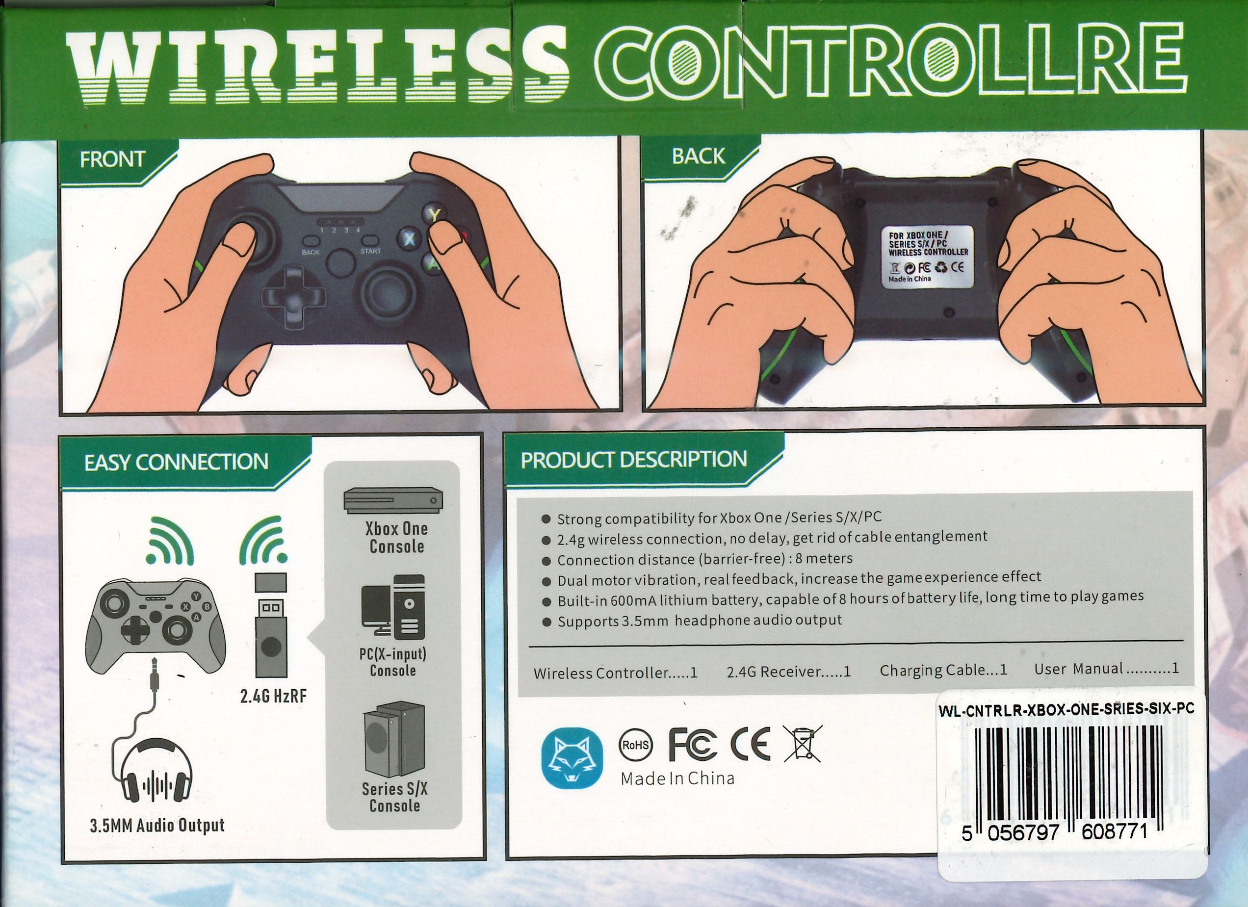 WIRELES CONTROLLER FOR XBOX ONE / SERIES S-X / PC thumbnail 2