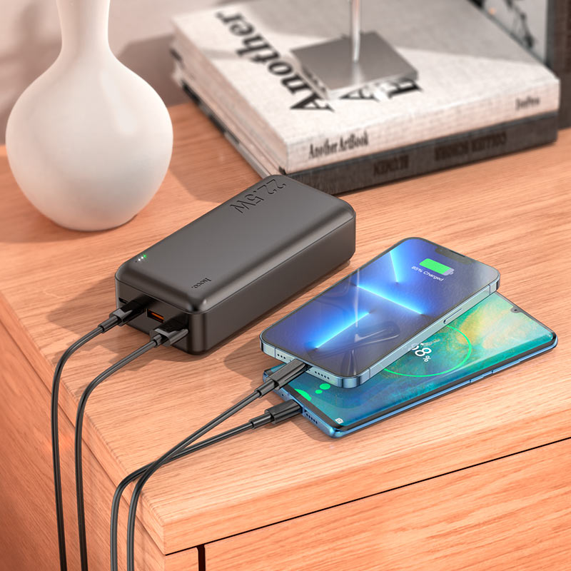 HOCO Power bank “J101B Astute” 22.5W 30000mAh BLACK thumbnail 2