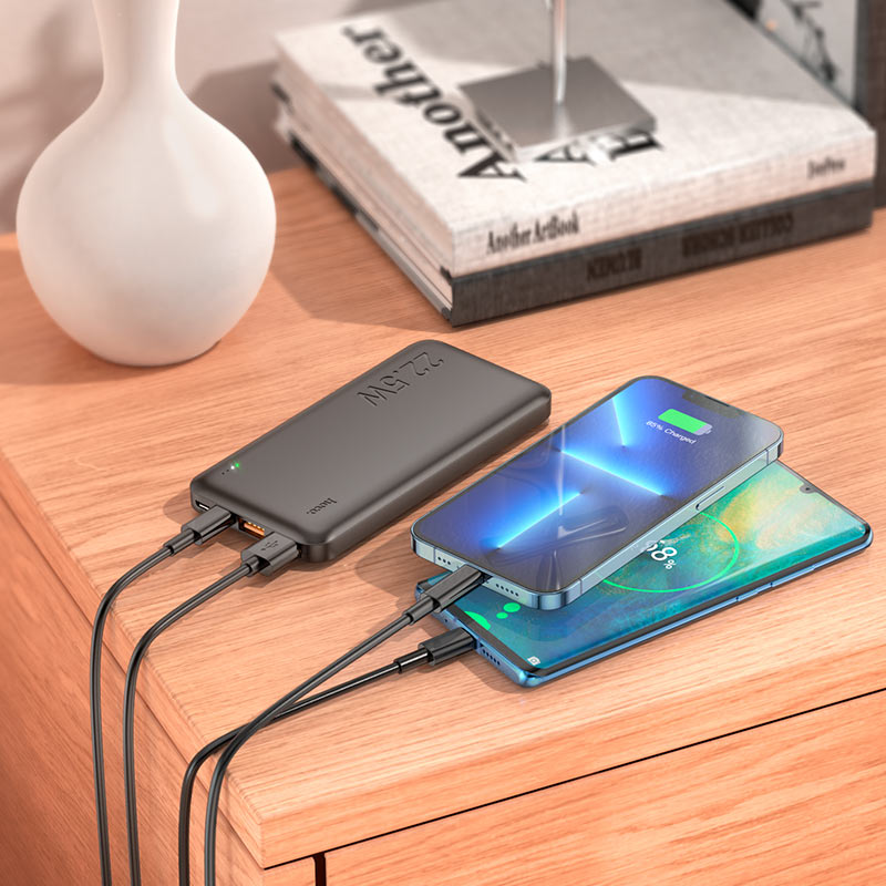 HOCO Power bank “J101 Astute” 22.5W 10000mAh BLACK thumbnail 2