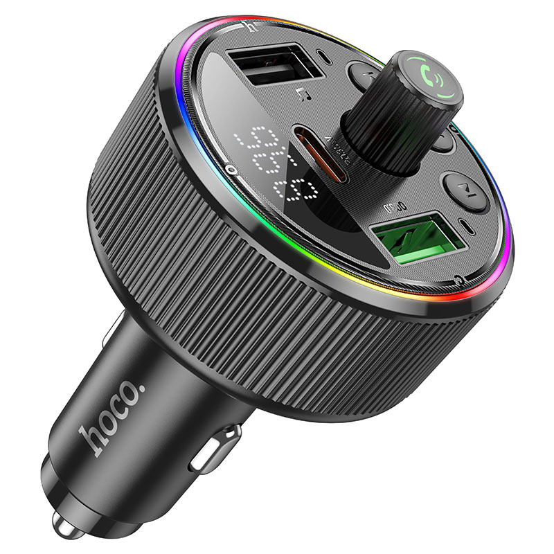 HOCO Car charger “E82 Guerrero” PD30W QC3.0 with wireless FM transmitter thumbnail 3