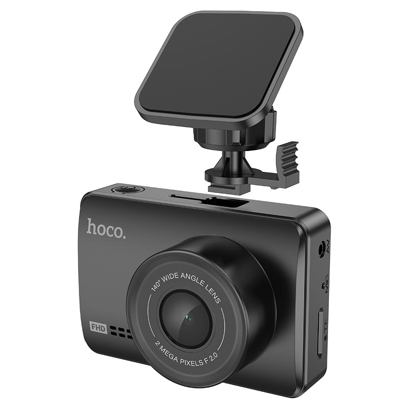 Hoco DV2 Driving Record with Screen Dash Camera Black thumbnail 3