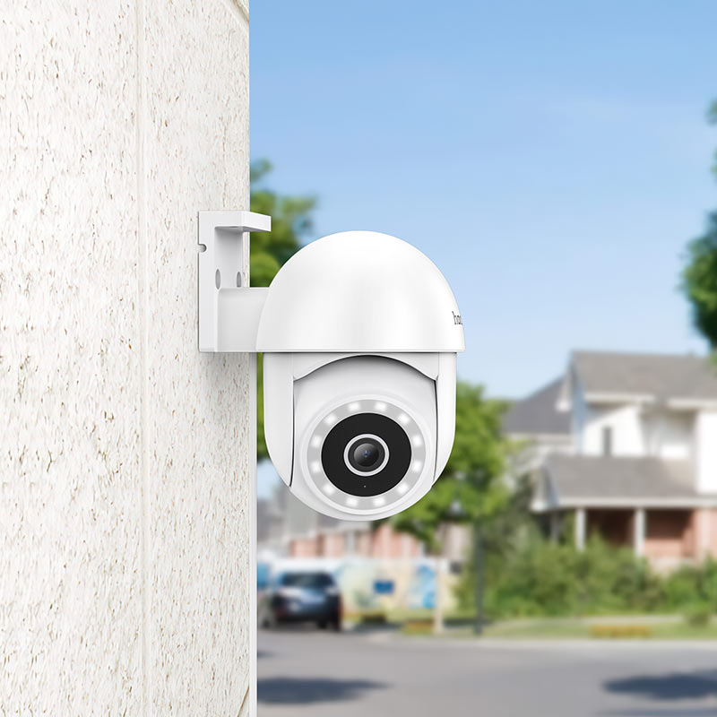Hoco D2 Outdoor PTZ HD Night Vision Camera White thumbnail 2
