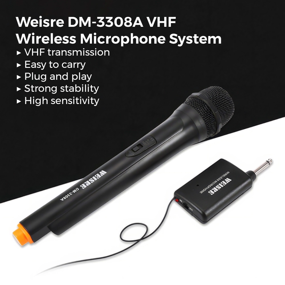 Weisre DM-3308A / DM-3309A VHF Multimedia Wireless Microphone System