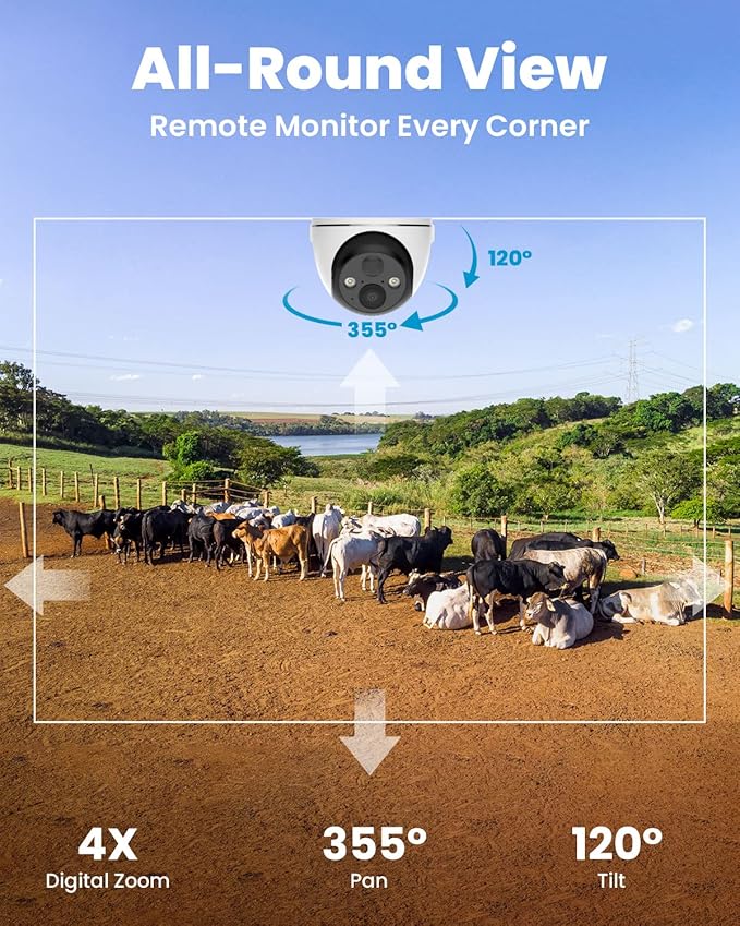 ieGeek Outdoor Security Camera - Solar-Powered SIM CARD 4G thumbnail 3