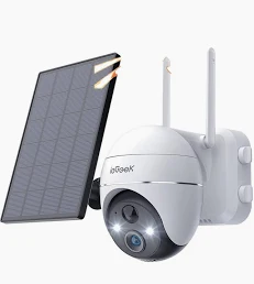 ieGeek Outdoor Security Camera - Solar-Powered SIM CARD 4G
