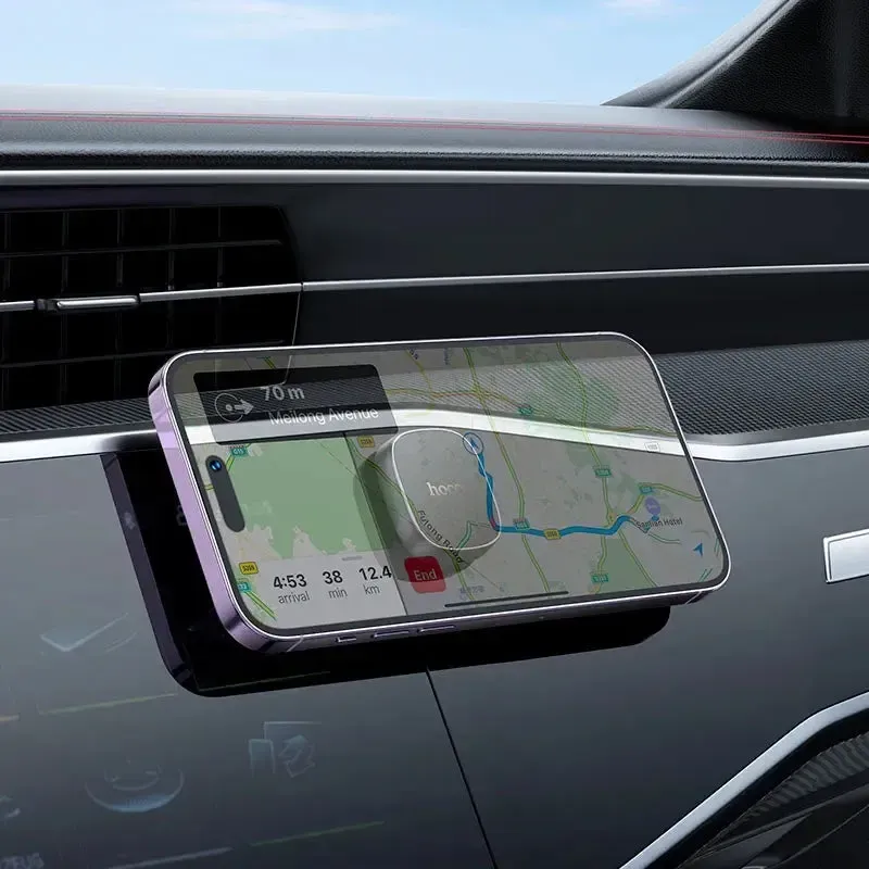 Hoco H52 Ultimate Magnetic Dash Car Holder Grey thumbnail 3