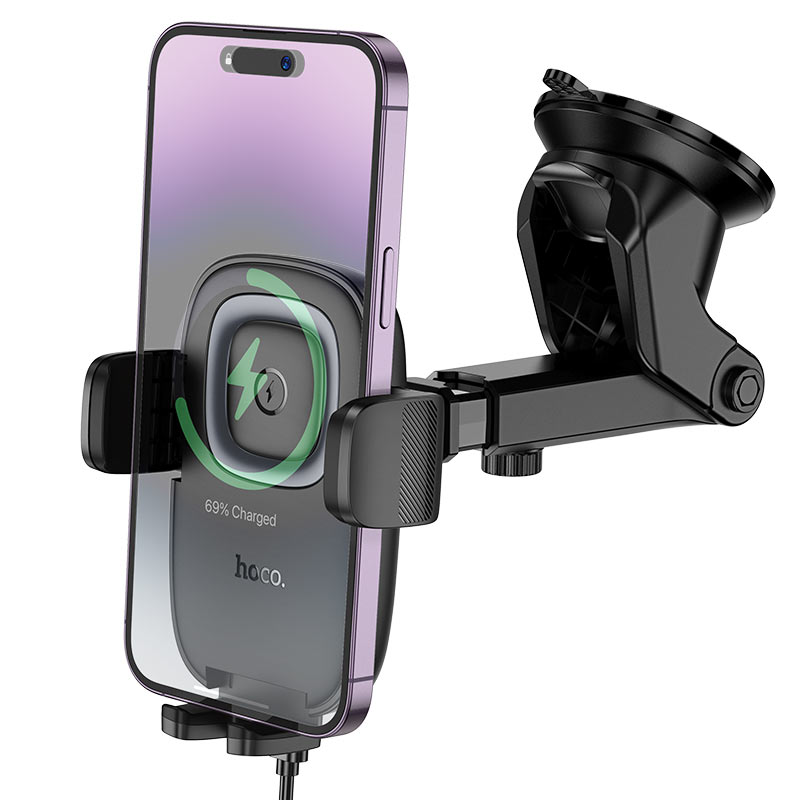 HOCO Car wireless charger “HW32 Crown” for dashboard thumbnail 2