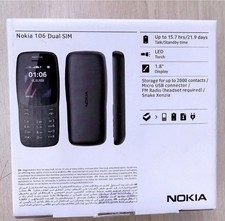 Nokia 106 (2018) - 4MB - Black (Unlocked) (Dual SIM) thumbnail 2