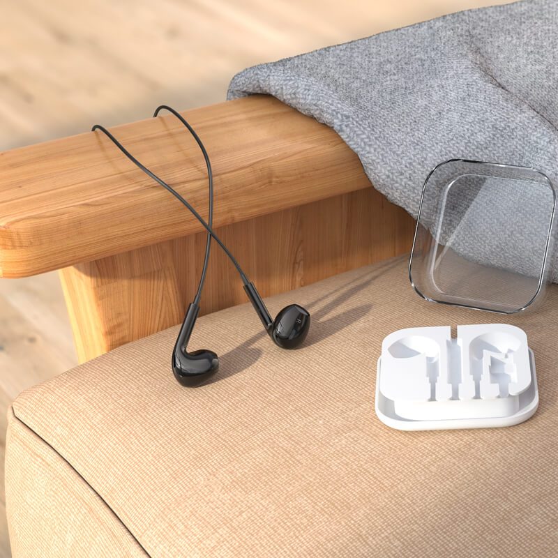 HOCO Lighting Connection Headset Black thumbnail 2
