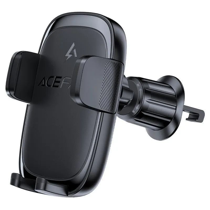 ACEFAST D48 Air Vent Mechanical Clamp Wireless Car Holder Black thumbnail 3