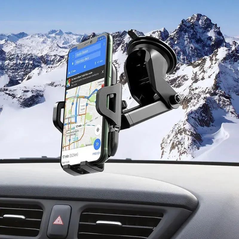 Hoco CA76 Touareg One-Touch Console In-Car Phone Holder Black thumbnail 2