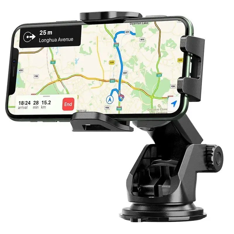 Hoco CA76 Touareg One-Touch Console In-Car Phone Holder Black thumbnail 3