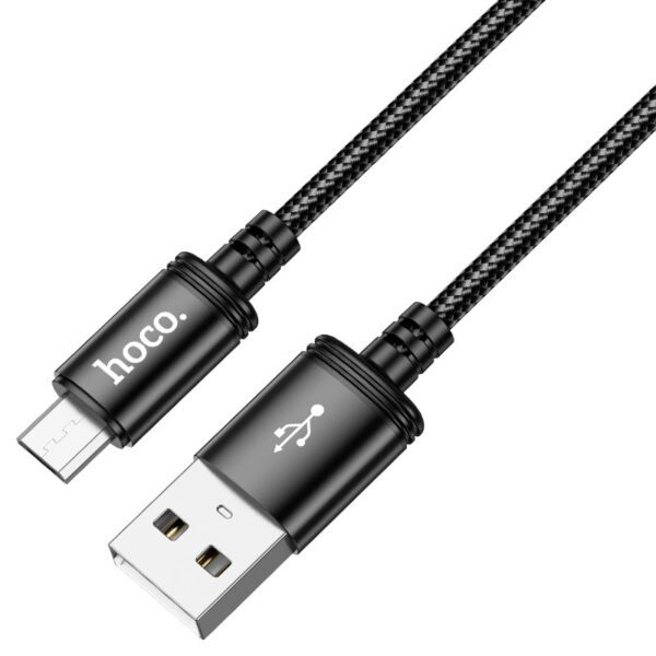 USB A to Micro USB Charging Cable 1 meter Hoco X89 thumbnail 2