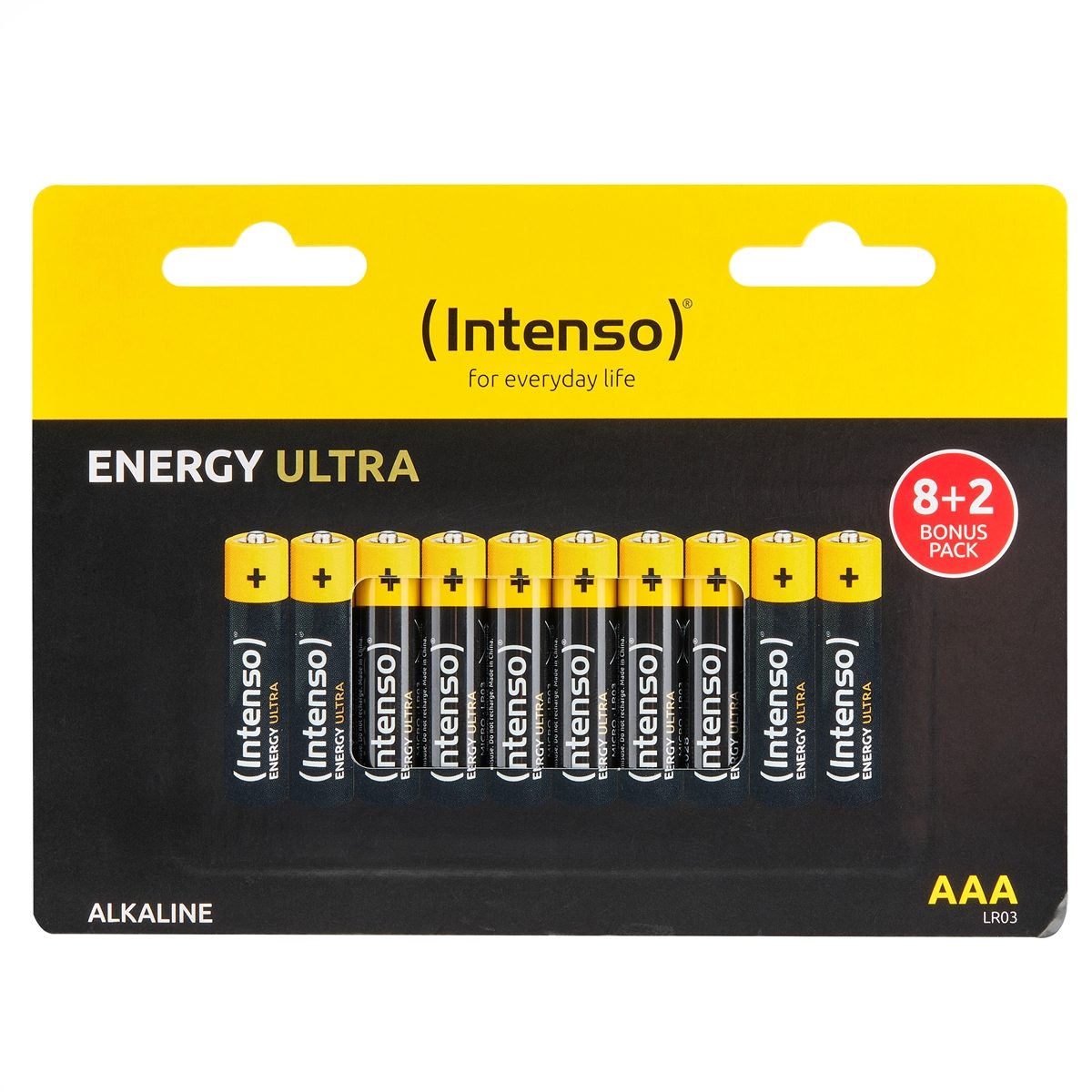 Intenso Energy Ultra AAA-Micro- LR03 Alkaline 10pcs (Multi Pack) Battery