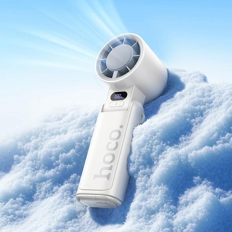 Hoco HX603 Foldable 8500RPM Digital Display Foldable Portable Fan thumbnail 2