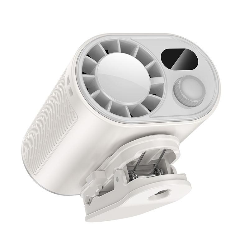 Hoco HX609 Multi-Directional Clip Portable Fan White thumbnail 2