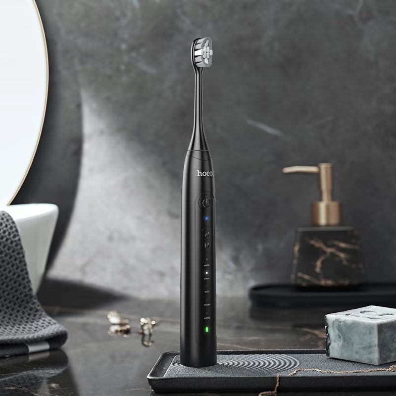 HOCO Electric toothbrush “HP60” BLACK thumbnail 2
