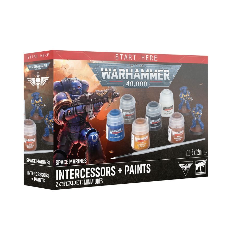 Space Marines: Intercessors + Paints thumbnail 3