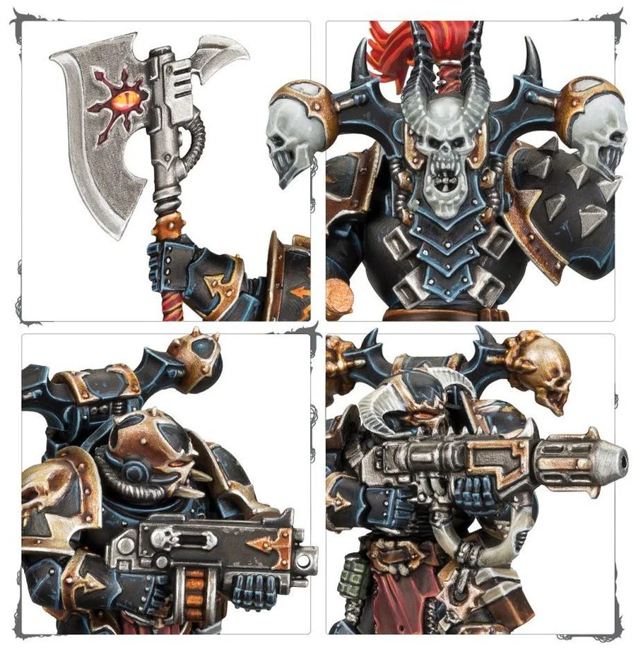 Warhammer 40,000 - Chaos Space Marines: Legionaries (Old Edition - Barcode Removed From Box) thumbnail 5