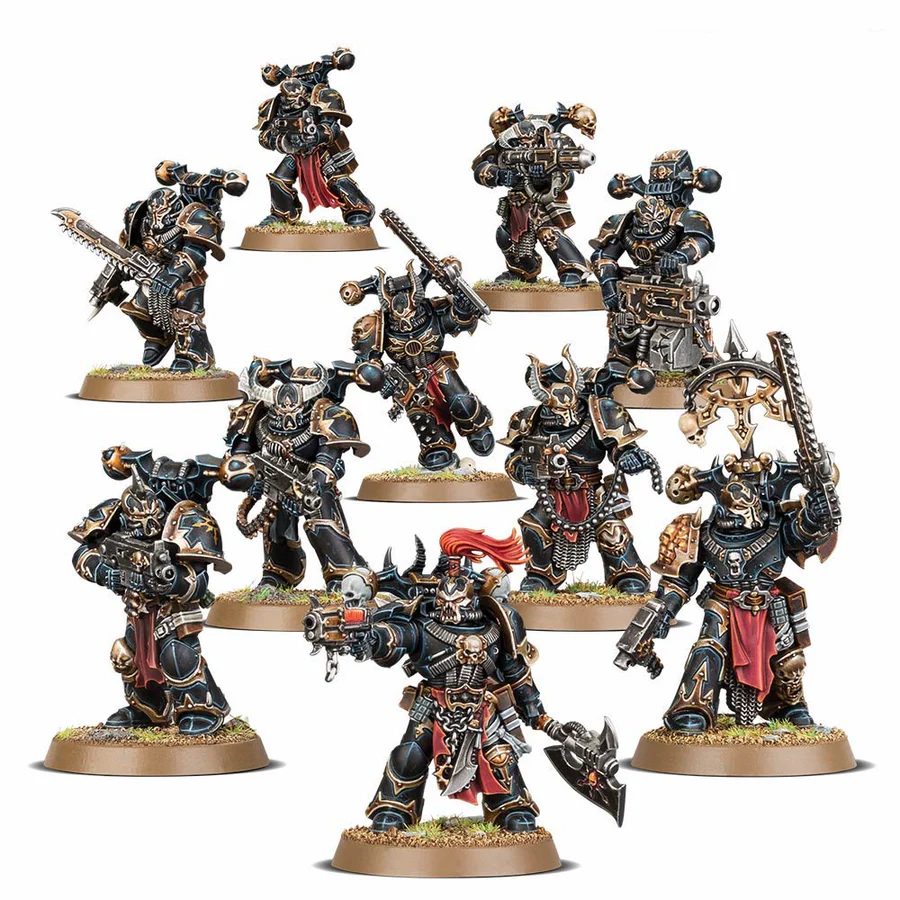 Warhammer 40,000 - Chaos Space Marines: Legionaries (Old Edition - Barcode Removed From Box) thumbnail 2