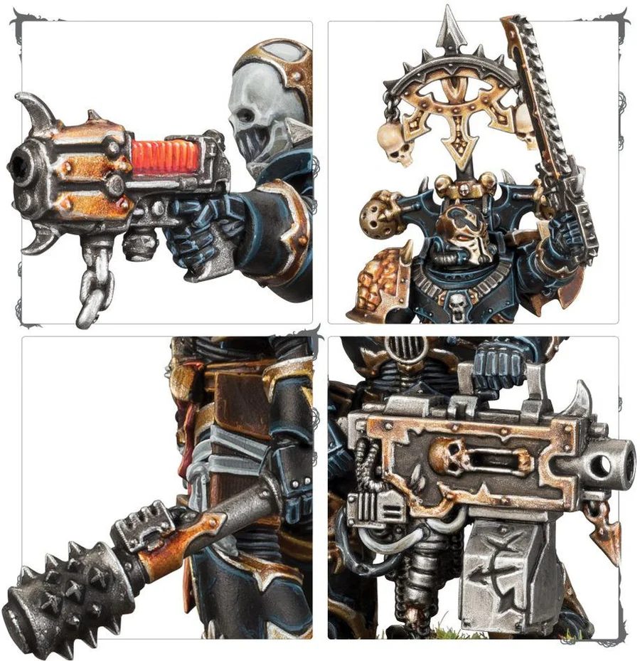 Warhammer 40,000 - Chaos Space Marines: Legionaries (Old Edition - Barcode Removed From Box) thumbnail 3