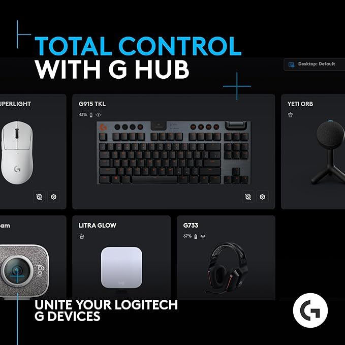 Logitech G Yeti Orb Condenser RGB Gaming Microphone with LIGHTSYNC, Mic for Streaming, Cardioid, USB Plug and Play for PC/Mac-Black thumbnail 4