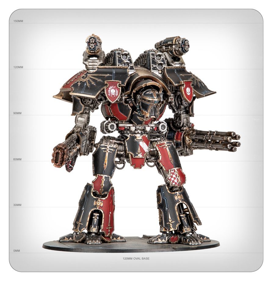 Legions Imperialis: Warlord Titan with Volkite Destructor and Macro-Gatling Blaster thumbnail 6
