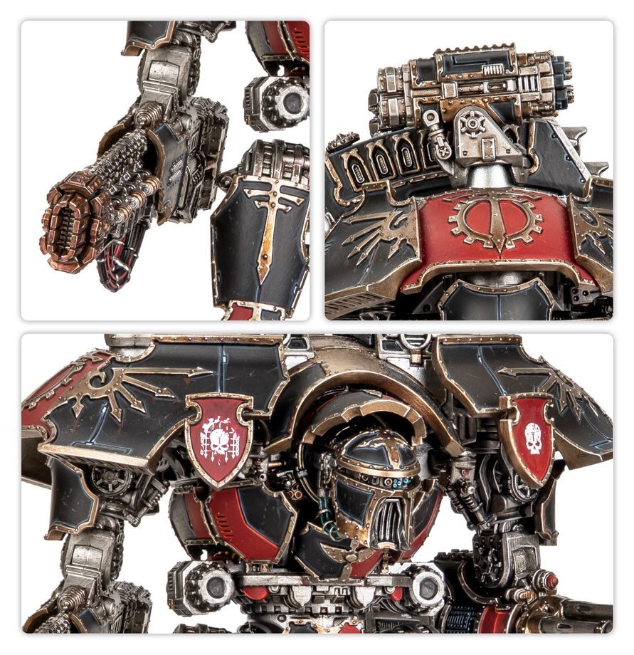 Legions Imperialis: Warlord Titan with Volkite Destructor and Macro-Gatling Blaster thumbnail 3