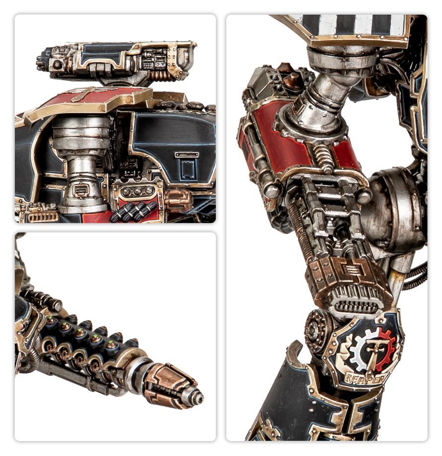 Legions Imperialis: Reaver Titan with Graviton Obliterator and Volkite Annihilator thumbnail 3