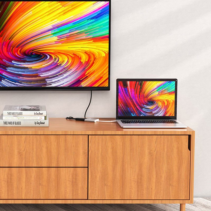 Hoco HB14 Easy use hub converter Type-C to USB3.0 + HDTV + PD compatible with most operating systems. thumbnail 3