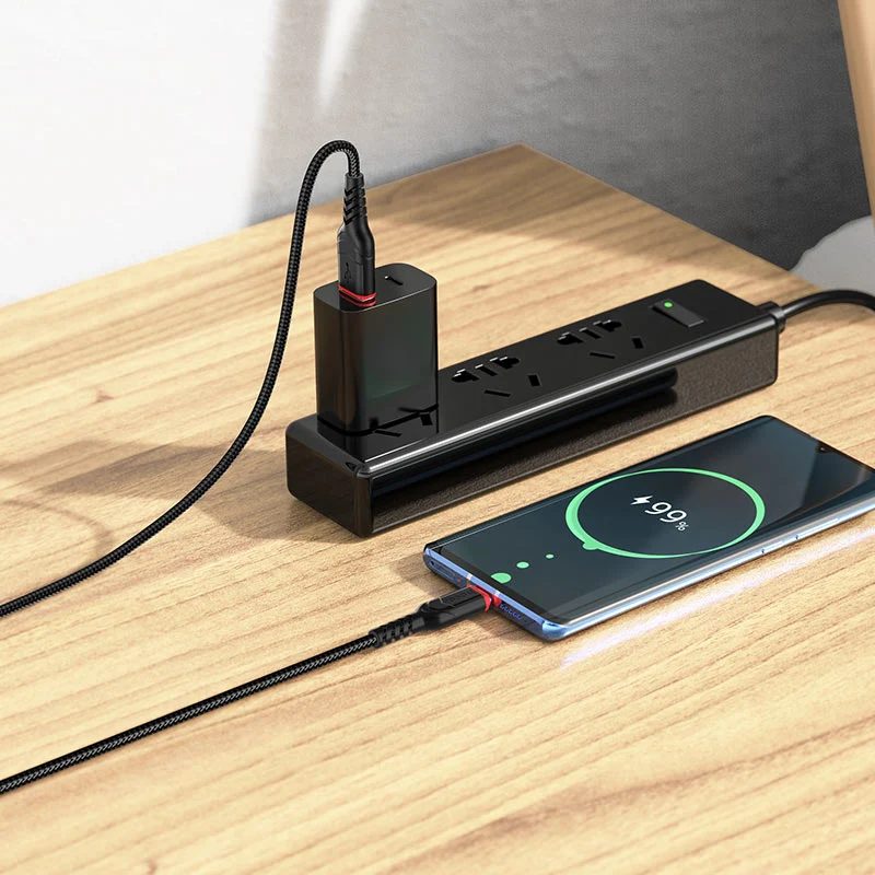 HOCO USB-C Data and Charging Cable - USB-C HOCO X59 Victory, 60W thumbnail 3