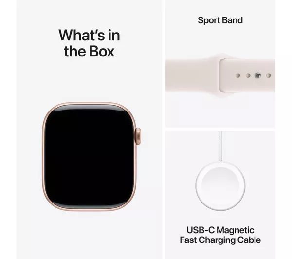Apple Watch Series 11 46mm Rose-Gold colour s/n SLRW5VK42RM thumbnail 2