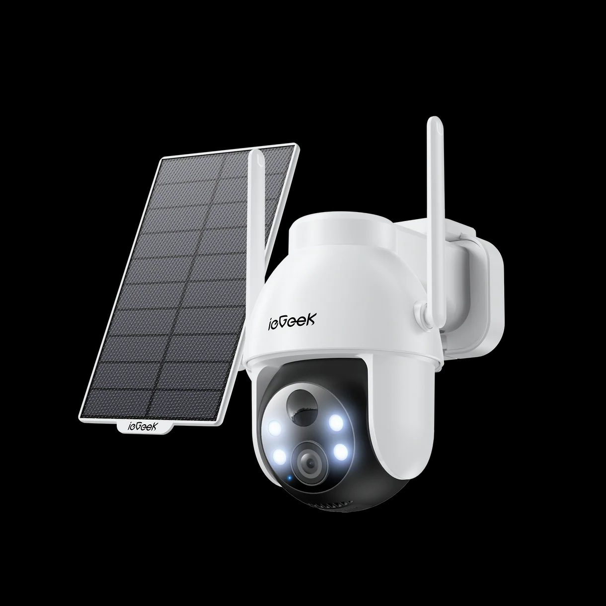ieGeek Solar + wi-fi Security Camera - white thumbnail 2