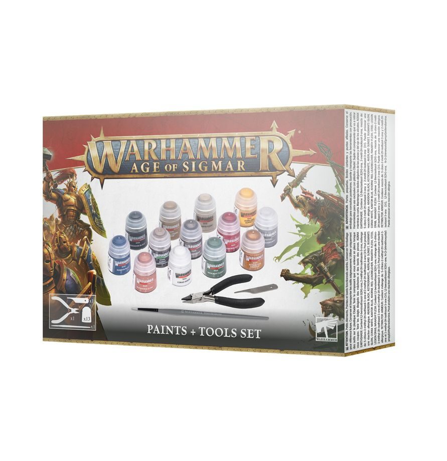 Warhammer Age of Sigmar: Paints + Tools Set thumbnail 4