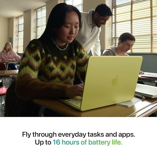 Apple MacBook Neo 13-inch Laptop with A18 Pro chip: Built for AI and Apple Intelligence, Liquid Retina Display, 8GB Unified Memory, 256GB SSD Storage, 1080p FaceTime HD Camera /  Citrus colour thumbnail 5