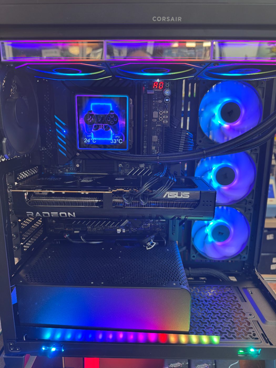 GAMING PC RYZEN 9 5900X , NVIDIA RTX3080, 64GB RAM DD4, 2TB SSD thumbnail 2