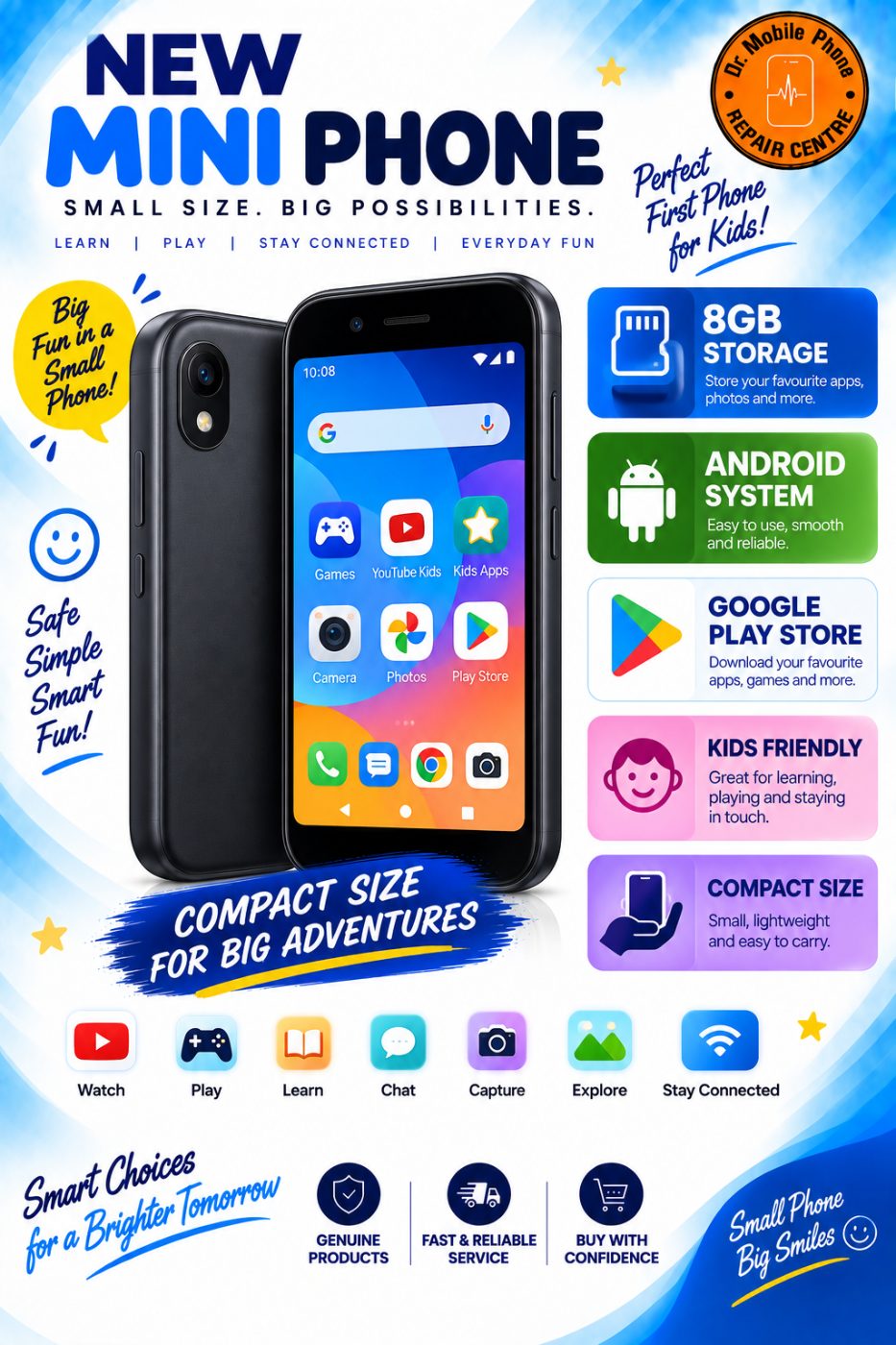 Mini smartphone for kids
