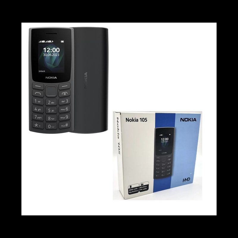 Nokia 106 (2018) - 4MB - Black (Unlocked) (Dual SIM)