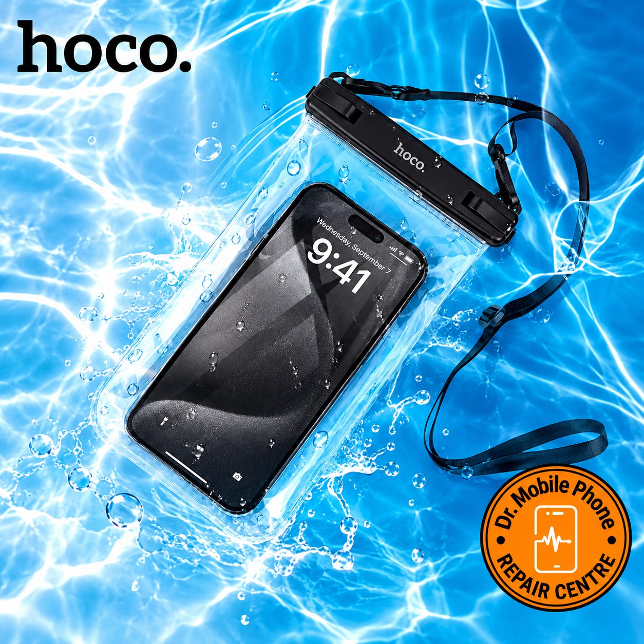 Hoco HX52 Transparent mobile phone waterproof bag thumbnail 2